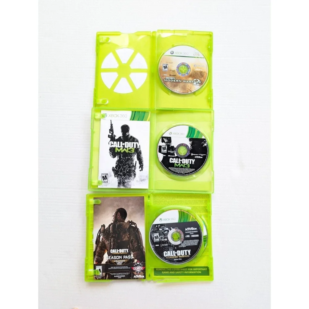 Call of Duty Game Lot of 6 Xbox 360 Modern Warfare Ghosts Black Ops Tested